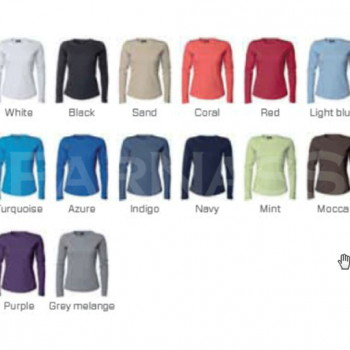 Sieviešu tops ar garām piedurknēm