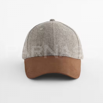 Siltā naģene SUEDE PEAK HERRINGBONE CAP