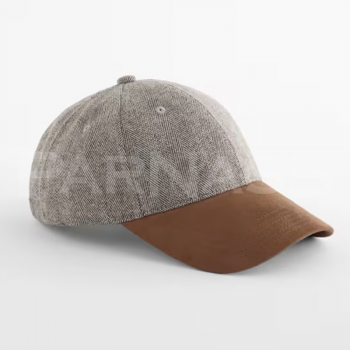 Siltā naģene SUEDE PEAK HERRINGBONE CAP