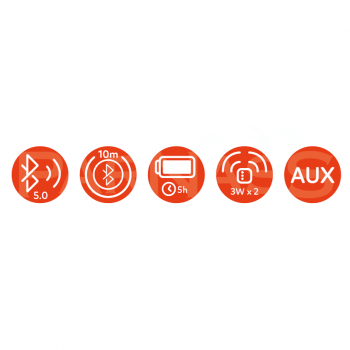 Skaļrunis EKSTON THUNDER ar mikrofonu