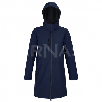 SOFTSHELL jaka LONG SOFTSHELL COAT ACHILLE NEOBLU