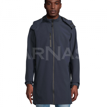 SOFTSHELL jaka LONG SOFTSHELL COAT ACHILLE NEOBLU
