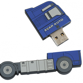 Speciāla dizaina gumijas USB zibatmiņa