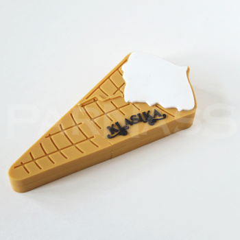 Speciāla dizaina gumijas USB zibatmiņa