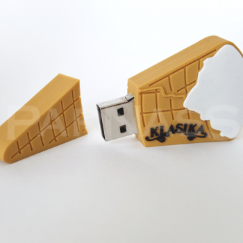 Speciāla dizaina gumijas USB zibatmiņa