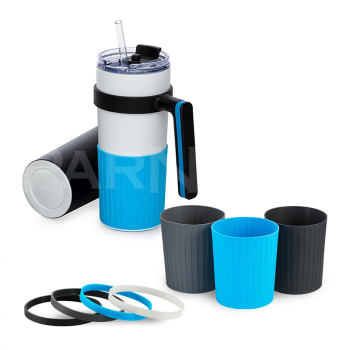 Termokrūze ar keramikas pārklājumu un noņemamu rokturi ORINOCO 600