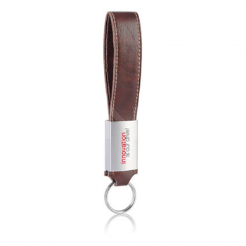 USB zibatmiņa ar ādas siksniņu CHAIN LEATHER