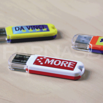 USB zibatmiņa ar polimēru pārklājumu (domingu) SPECTRA