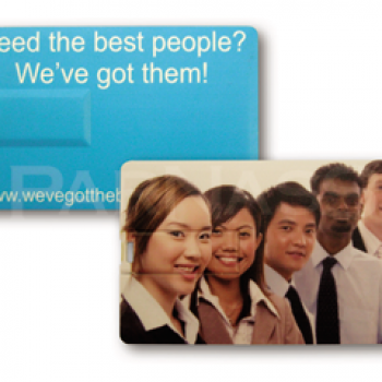 USB zibatmiņa CREDIT CARD ar digitālu druku