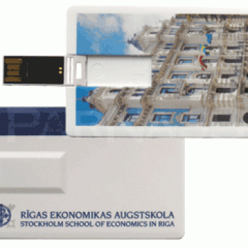 USB zibatmiņa CREDIT CARD ar digitālu druku