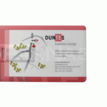 USB zibatmiņa CREDIT CARD ar digitālu druku