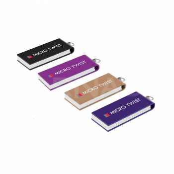 USB zibatmiņa MICRO TWIST 2–128GB