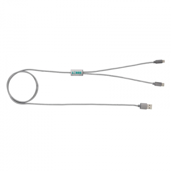 Uzlādes kabelis 3IN1 BRAIDED CABLE