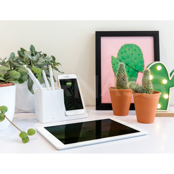 Uzlādes statīvs 5W ar pildspalvu trauku ONTARIO