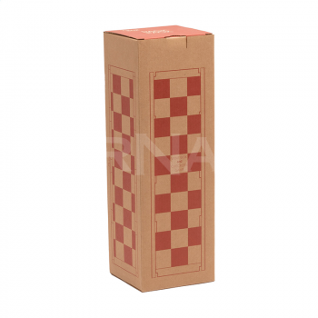 Vīna dāvanu kārba – dambrete RACKPACK GAMEBOX CHECKERS