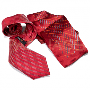 Zīda šalle un kaklasaite, komplekts, speciāls dizains
